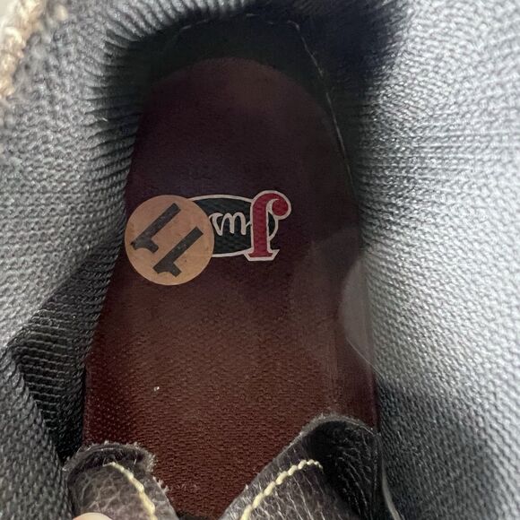 Justin 281 Solace Charcoal Gray Lace Up Akle Chukka Boots Men's Size 11 D - Picture 7 of 9